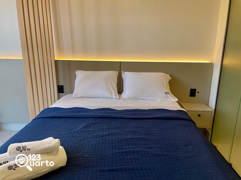 Flat Beira-Mar no Bessa | 123Quarto #GS220