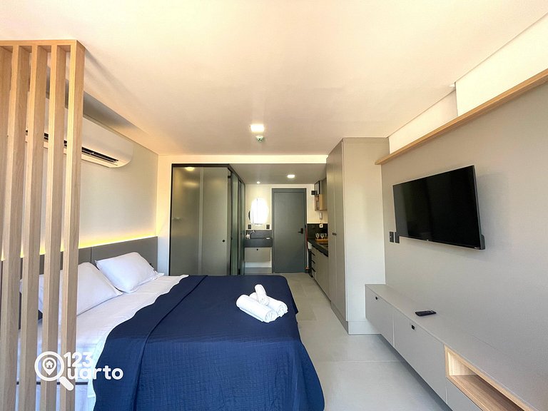 Flat Beira-Mar no Bessa | 123Quarto #GS220