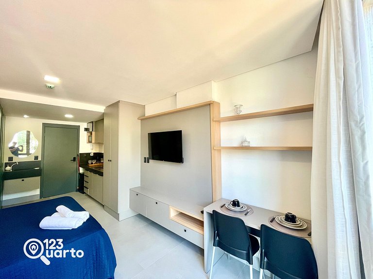 Flat Beira-Mar no Bessa | 123Quarto #GS220