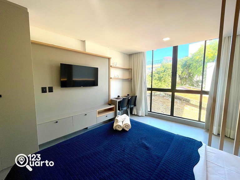 Flat Beira-Mar no Bessa | 123Quarto #GS220