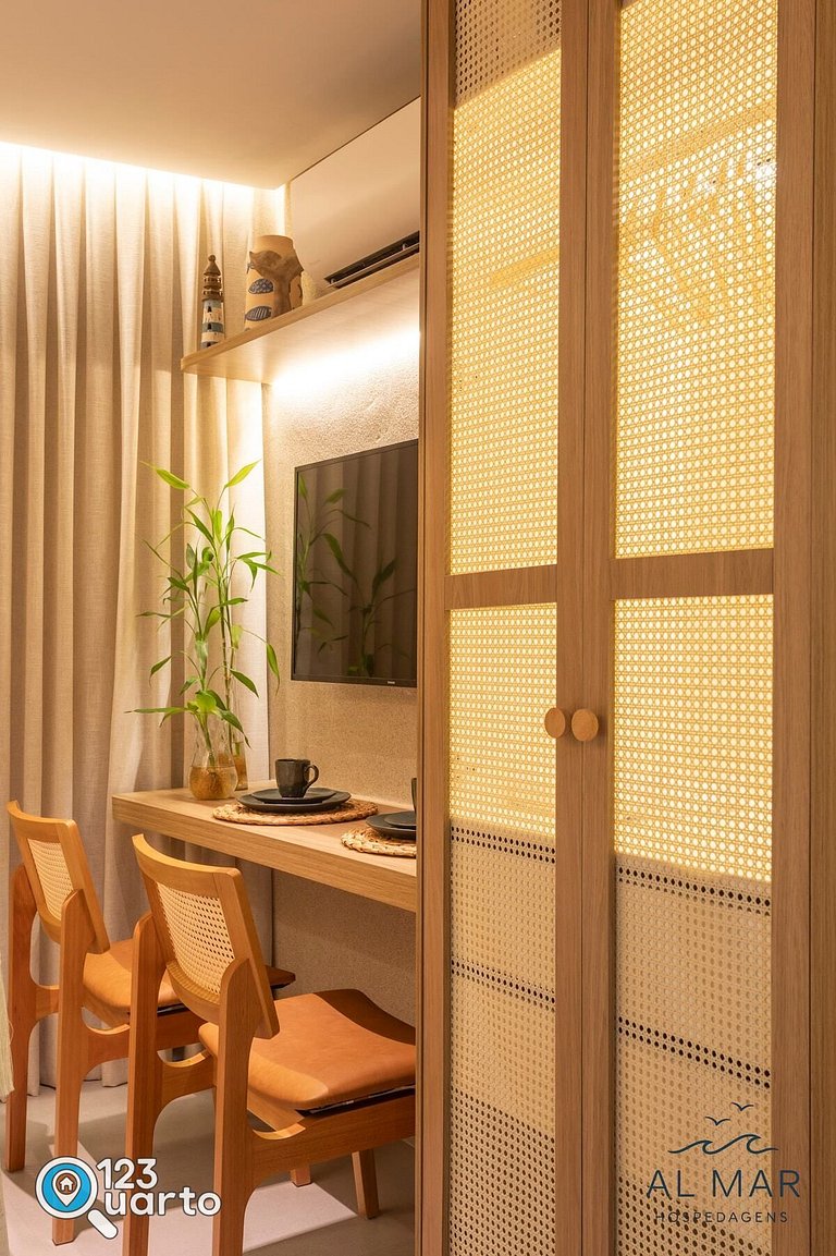 Apto Vista Frente Mar - Pé na Areia | Luxo #GS109