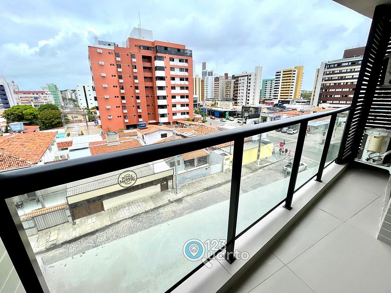 Apto 2 Quartos Com Varanda | Oceânica Cabo Branco