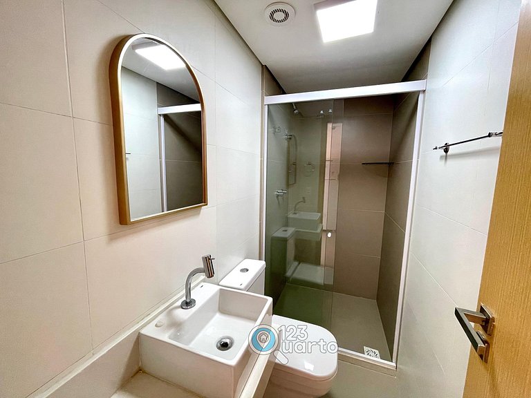 Apto 2 Quartos Com Varanda | Cabo Branco #OCEAN402