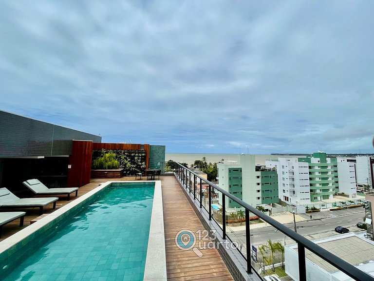 Apto 2 Quartos Com Varanda | Oceânica Cabo Branco