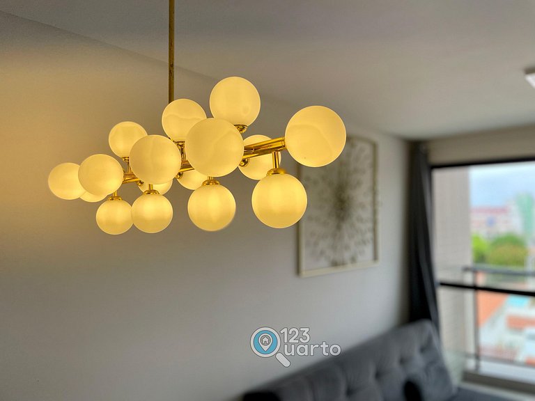 Apto 2 Quartos Com Varanda | Cabo Branco #OCEAN402