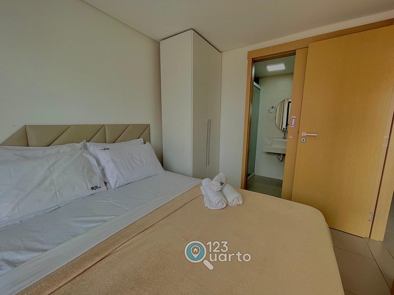 Apto 2 Quartos Com Varanda | Oceânica Cabo Branco