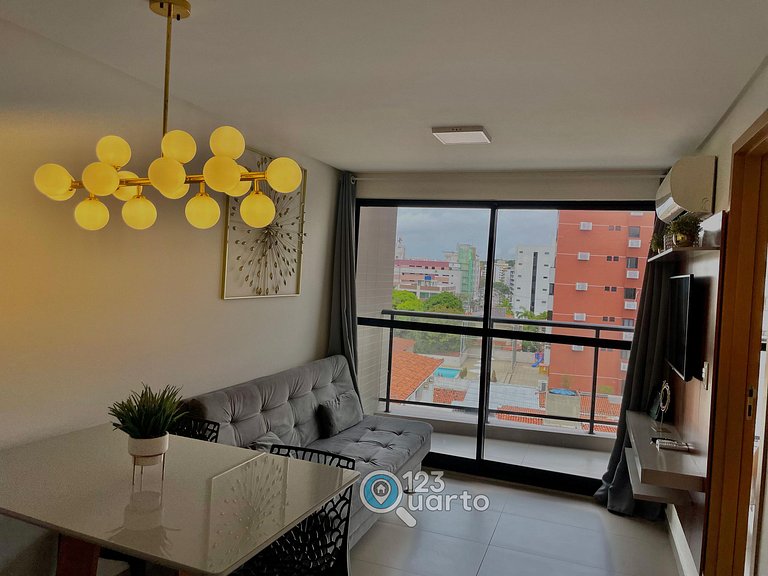 Apto 2 Quartos Com Varanda | Oceânica Cabo Branco