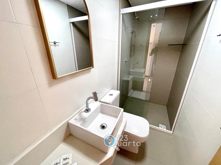 Apto 2 Quartos Com Varanda | Cabo Branco #OCEAN402