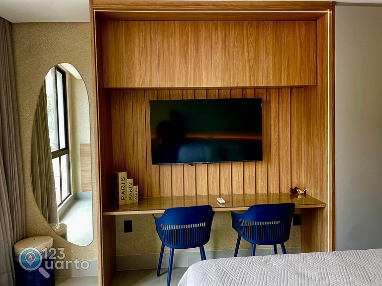 Flat Beira Mar, Lateral Com Vista Mar #GS104