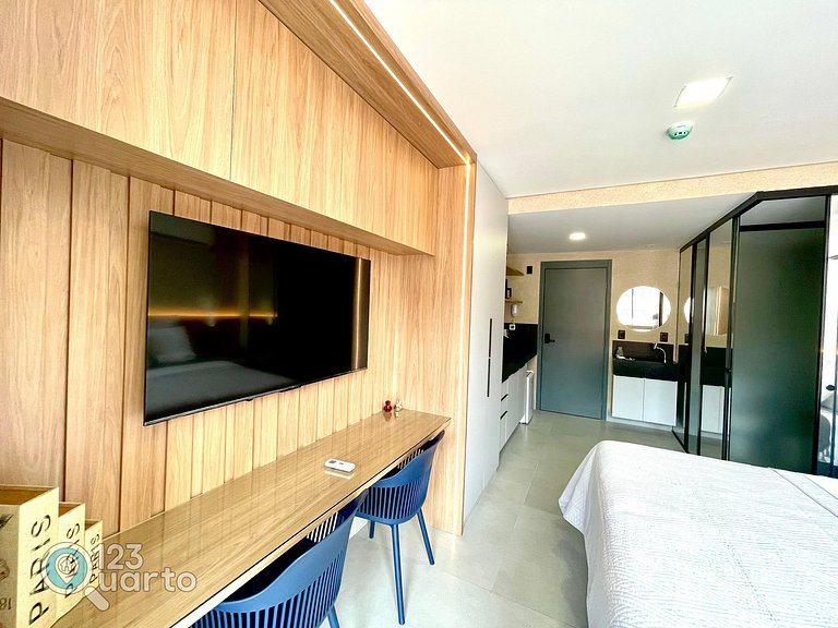 Flat Beira Mar, Lateral Com Vista Mar #GS104