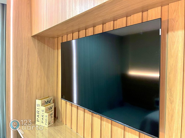 Flat Beira Mar, Lateral Com Vista Mar #GS104