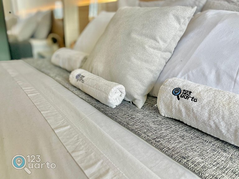 Flat Beira Mar, Lateral Com Vista Mar #GS104