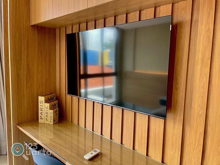 Flat Beira Mar, Lateral Com Vista Mar #GS104