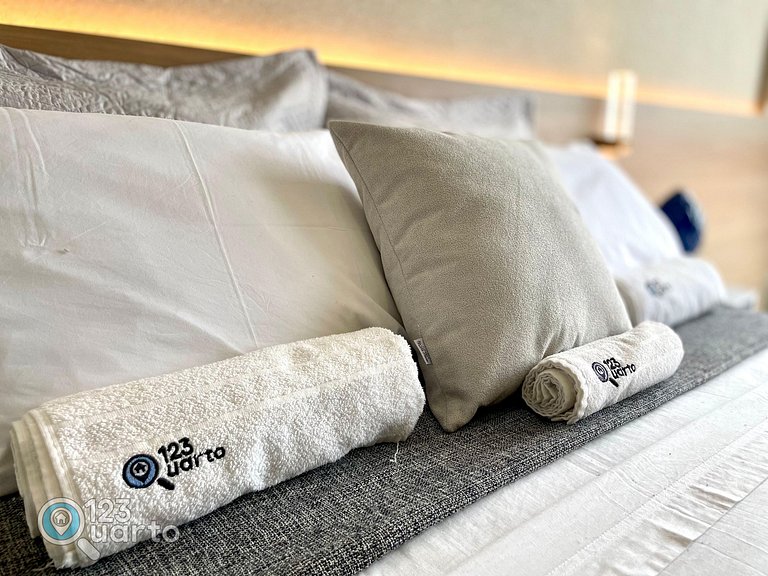 Flat Beira Mar, Lateral Com Vista Mar #GS104