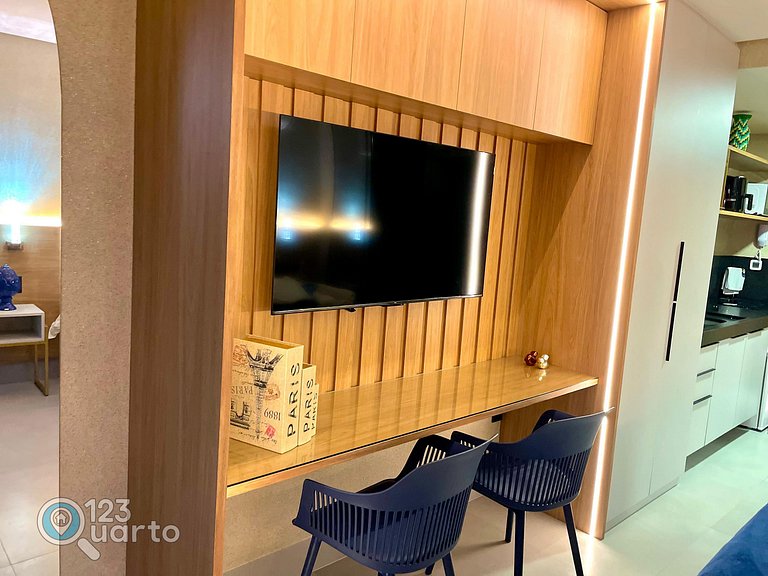 Flat Beira Mar, Lateral Com Vista Mar #GS104