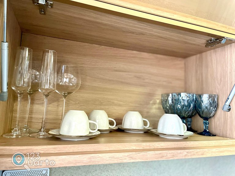 Flat Beira Mar, Lateral Com Vista Mar #GS104