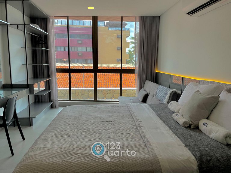 Apartamento Beira Mar, Lateral | 123Quarto #GS105