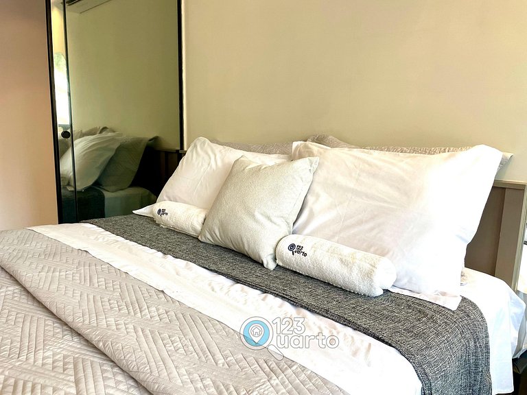 Flat Beira-Mar no Bessa | 123Quarto #GS115
