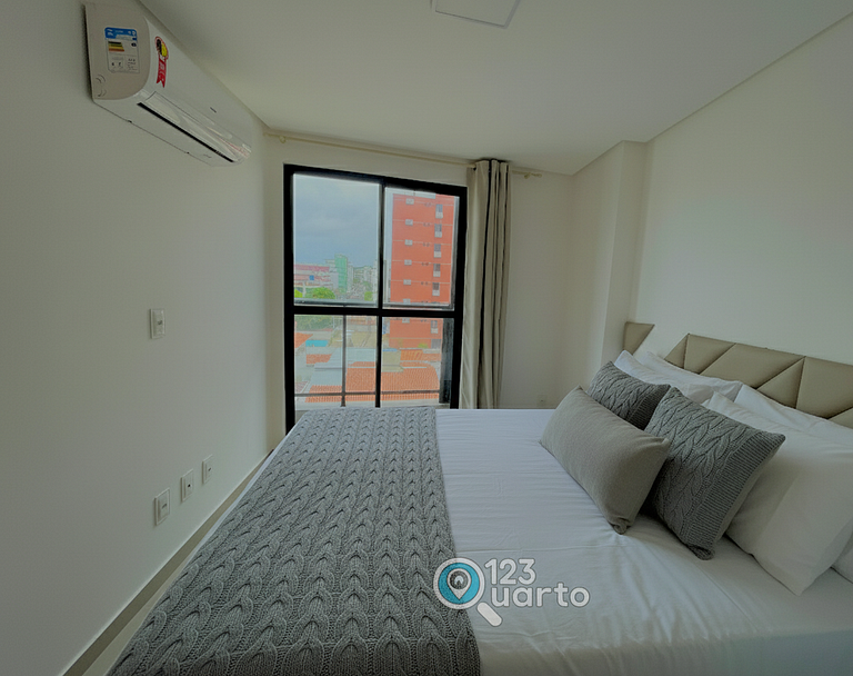 Apto 2 Quartos Com Varanda | Cabo Branco #OCEAN402
