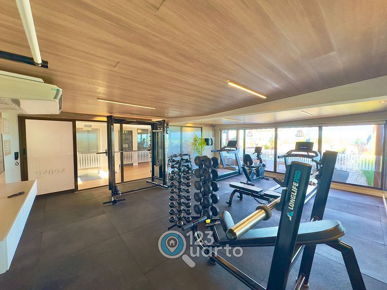 Flat Pé na Areia no Bessa | 123Quarto #GS114