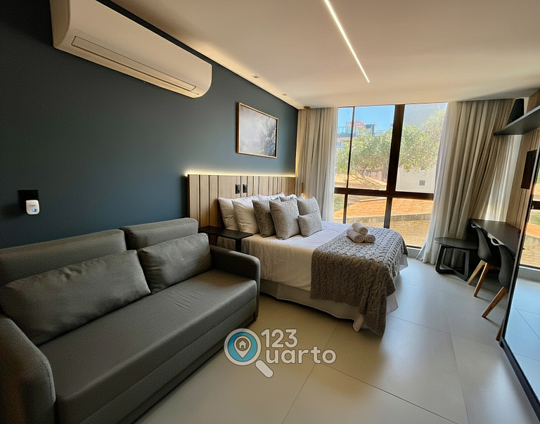 Flat Studio á Beira-Mar | pé na areia #GS219