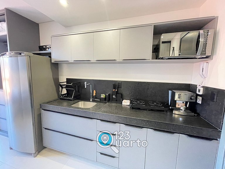 Flat Studio á Beira-Mar | pé na areia #GS219