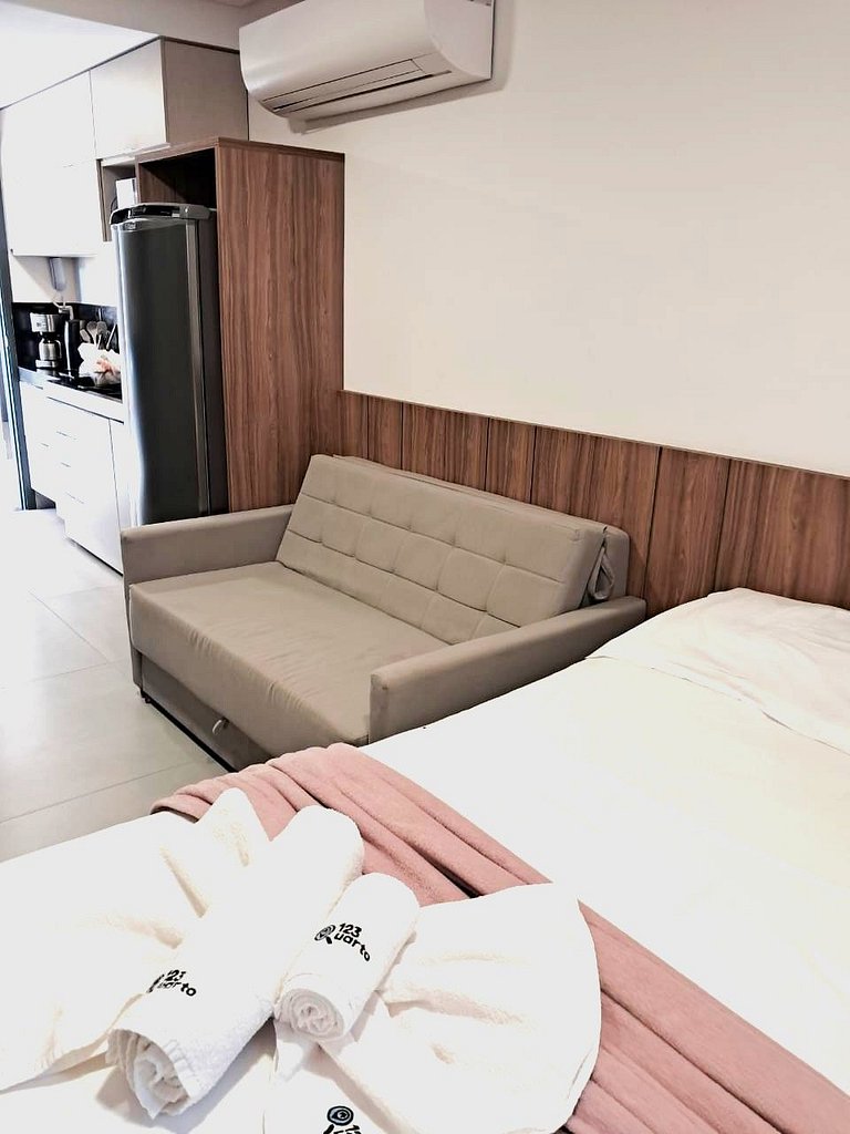 Flat Beira-Mar no Bessa | 123Quarto #GS121