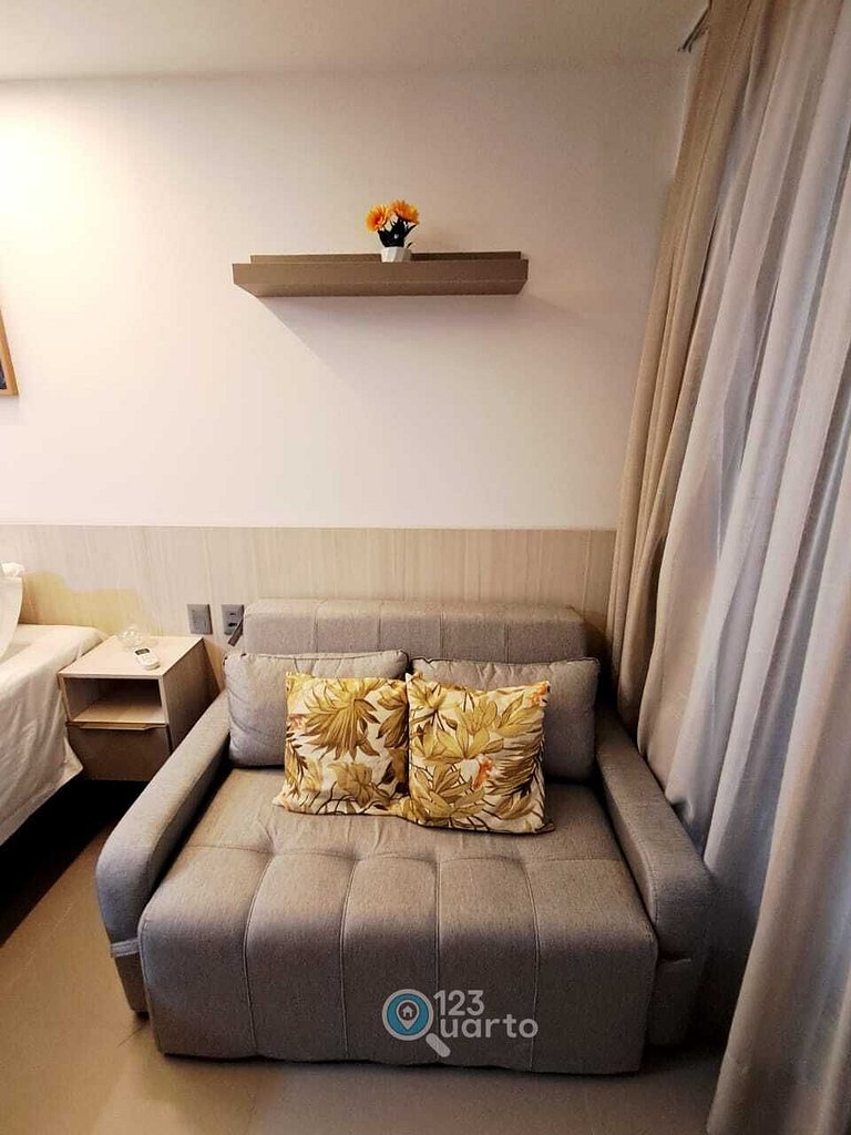 Apto Luxo Beira Mar | 123Quarto #BH236