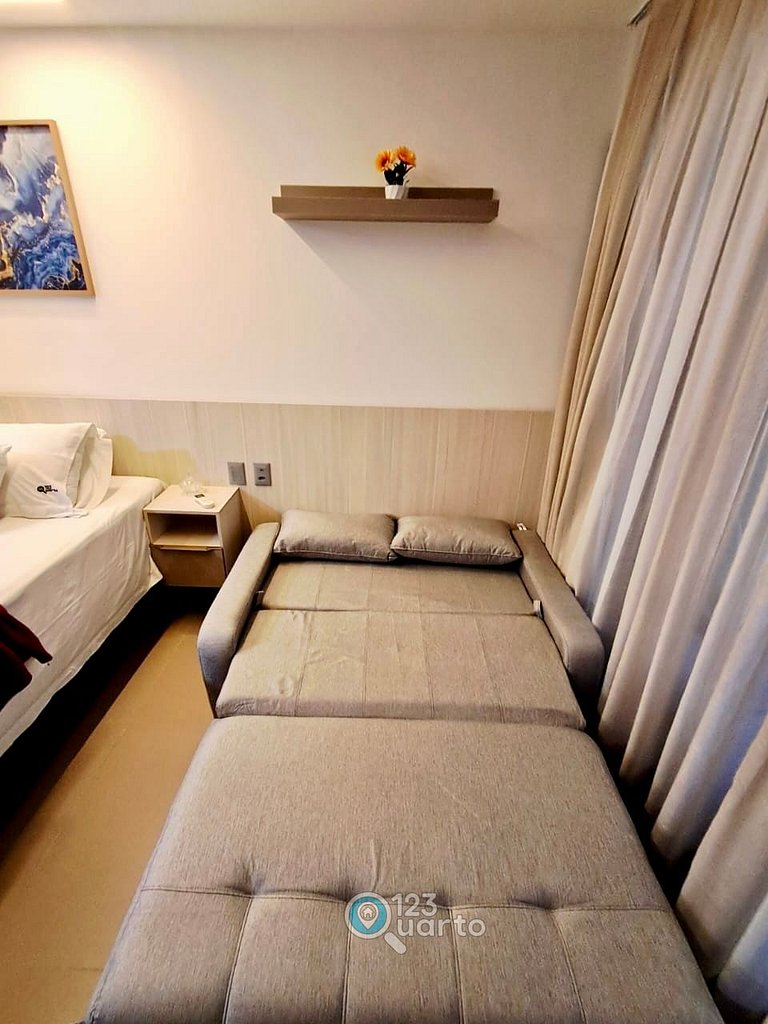 Apto Luxo Beira Mar | 123Quarto #BH236