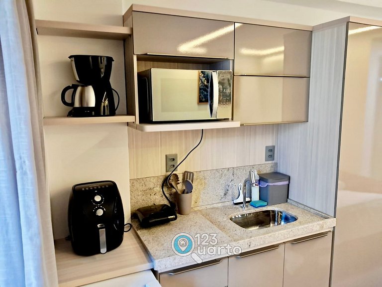 Apto Luxo Beira Mar | 123Quarto #BH236