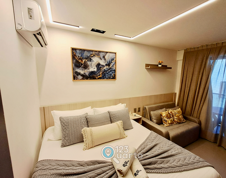 Apto Luxo Beira Mar | 123Quarto #BH236