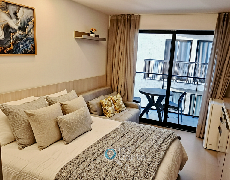 Apto Luxo Beira Mar | 123Quarto #BH236