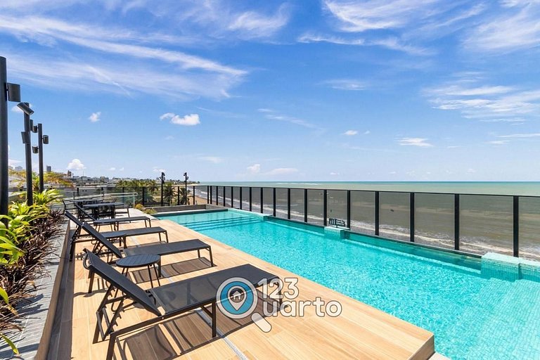 Apto Luxo Beira Mar | 123Quarto #BH236