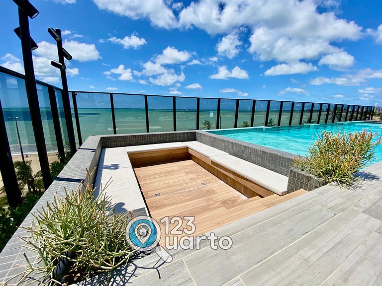Apto Luxo Beira Mar | 123Quarto #BH236