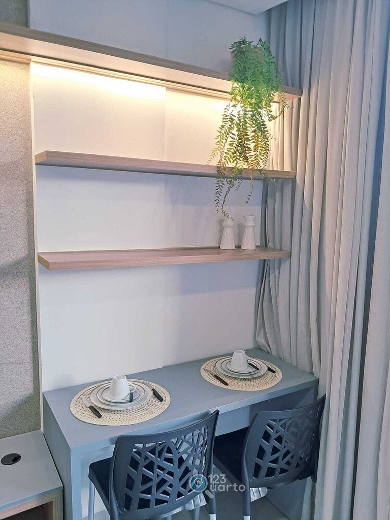 Flat Beira-Mar no Bessa | 123Quarto #GS318