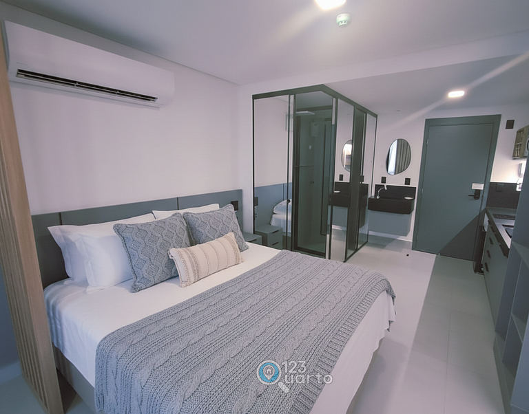 Flat Beira-Mar no Bessa | 123Quarto #GS318