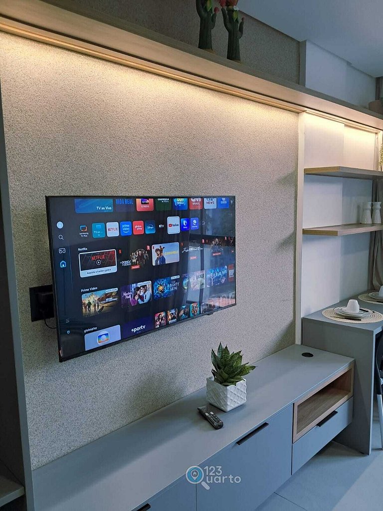 Flat Beira-Mar no Bessa | 123Quarto #GS318