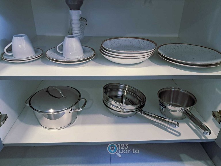 Flat Beira-Mar no Bessa | 123Quarto #GS318