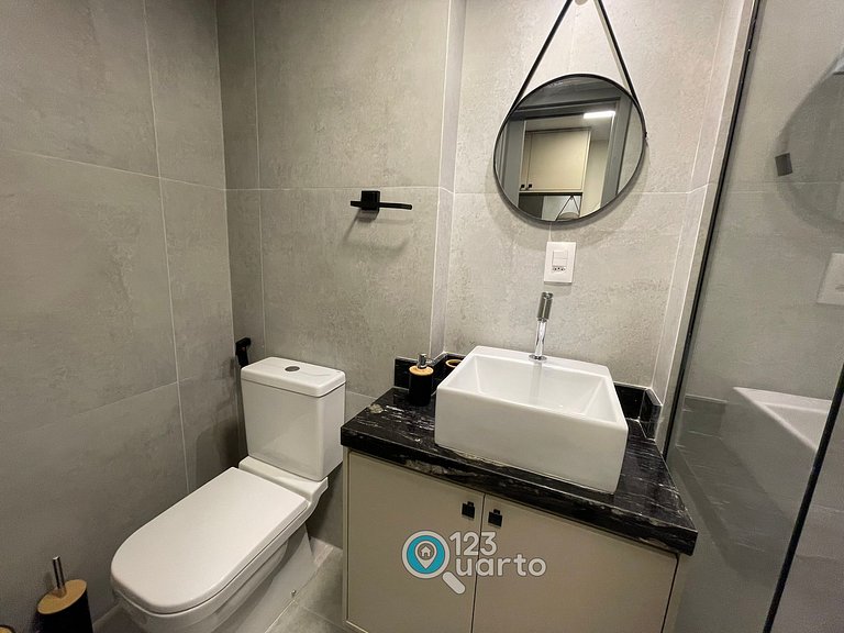 Flat Stúdio Em Cabo Branco - 123Quarto HCB 136B