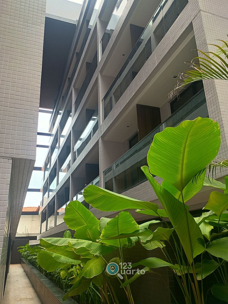 Flat Stúdio Em Cabo Branco - 123Quarto HCB 136B