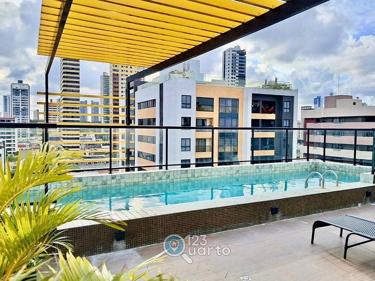 Flat em Manaíra Confort- Solon Sales | 123Quarto