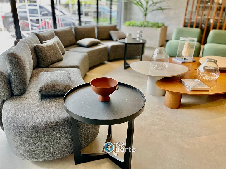 Flat Luxo em Cabo branco | 123Quarto #HCB137