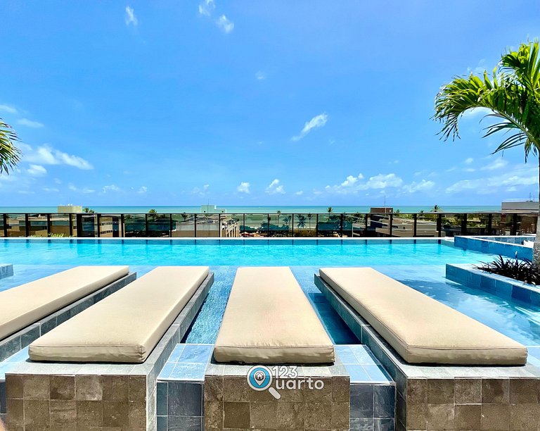 Flat Luxo em Cabo branco | 123Quarto #HCB137