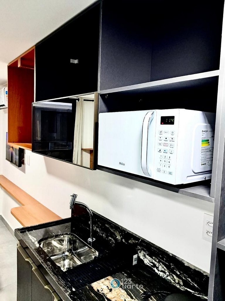 Flat Luxo com Varanda em Cabo Branco #HCB137