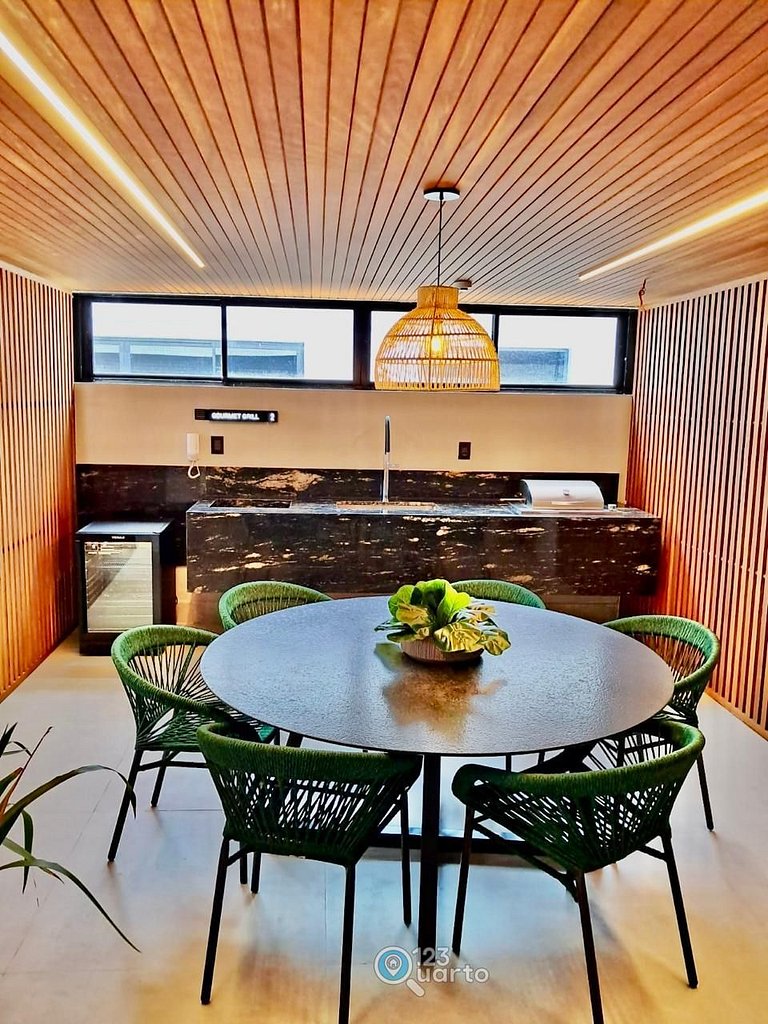 Flat Luxo em Cabo branco | 123Quarto #HCB137