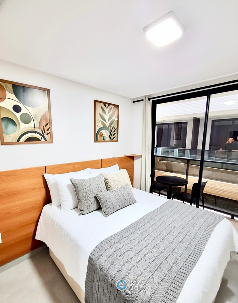 Flat Luxo em Cabo branco | 123Quarto #HCB137