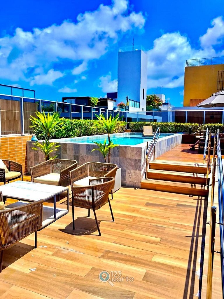 Cabo Branco Green View Studio | 123Quarto #VVM409