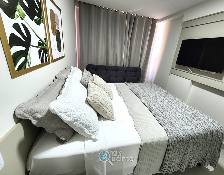 Flat em Cabo Branco Luxo | 123Quarto