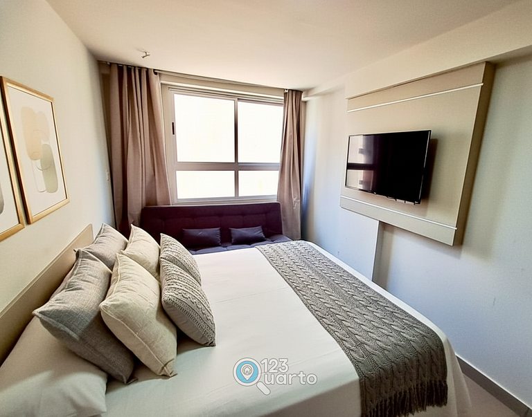 Flat em Cabo Branco Luxo | 123Quarto
