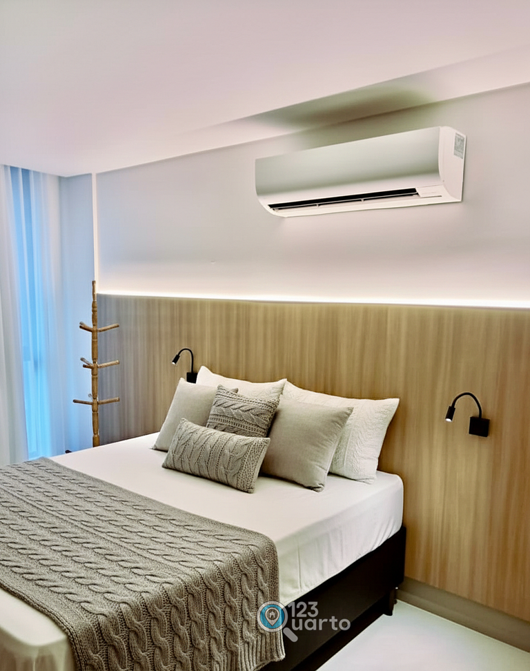 Apto Luxo Pé na Areia no Bessa | 123Quarto #GS118